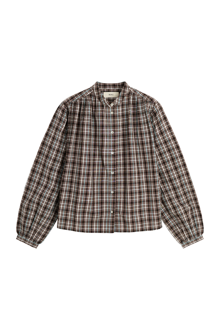Skall Studio - Ritu Shirt - Brown/Blue Check