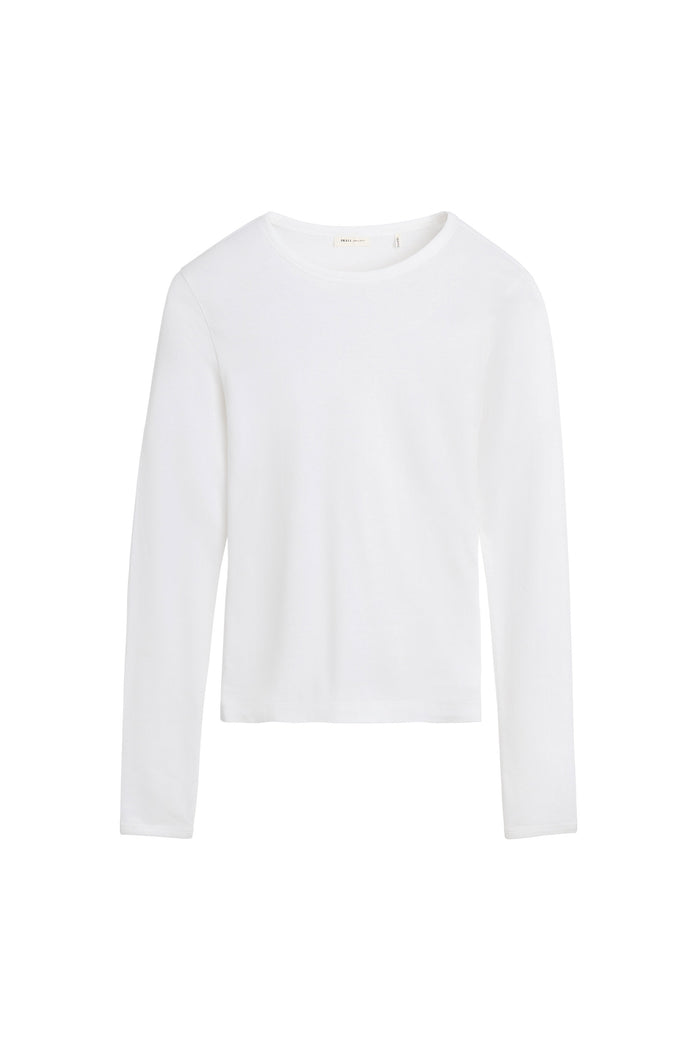 Skall Studio - Seventies O-Neck Blouse - Optic White