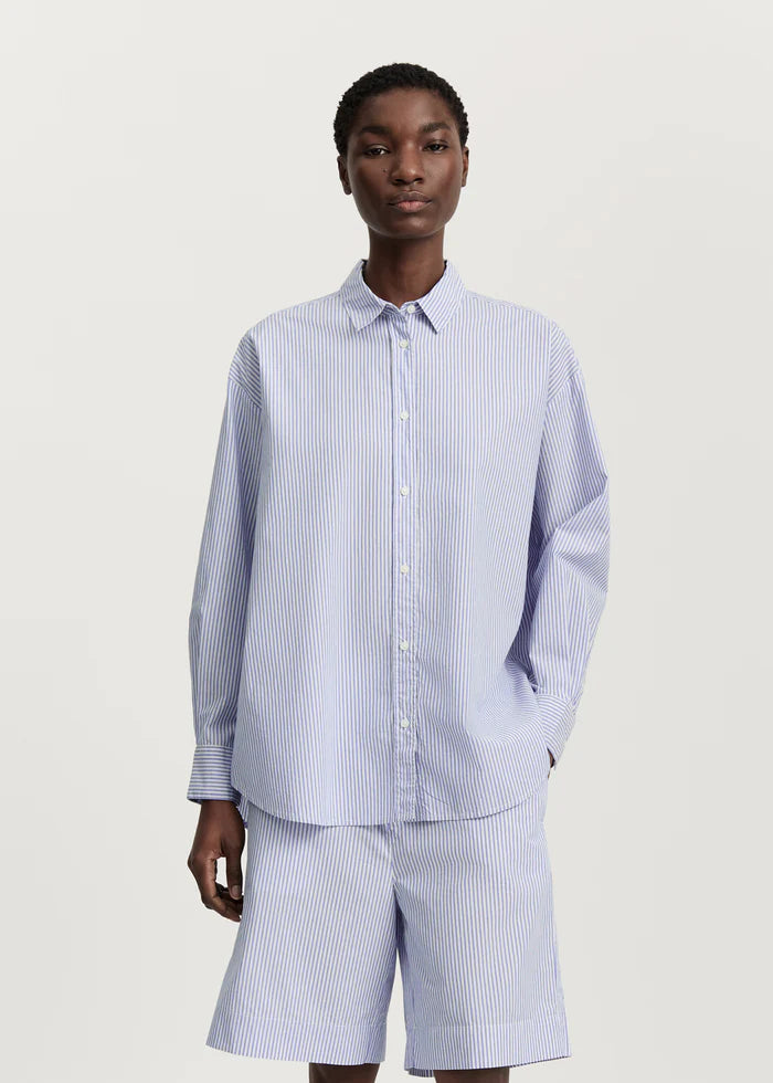 Aiayu - Shirt Quilt Petite - Mix Air Blue
