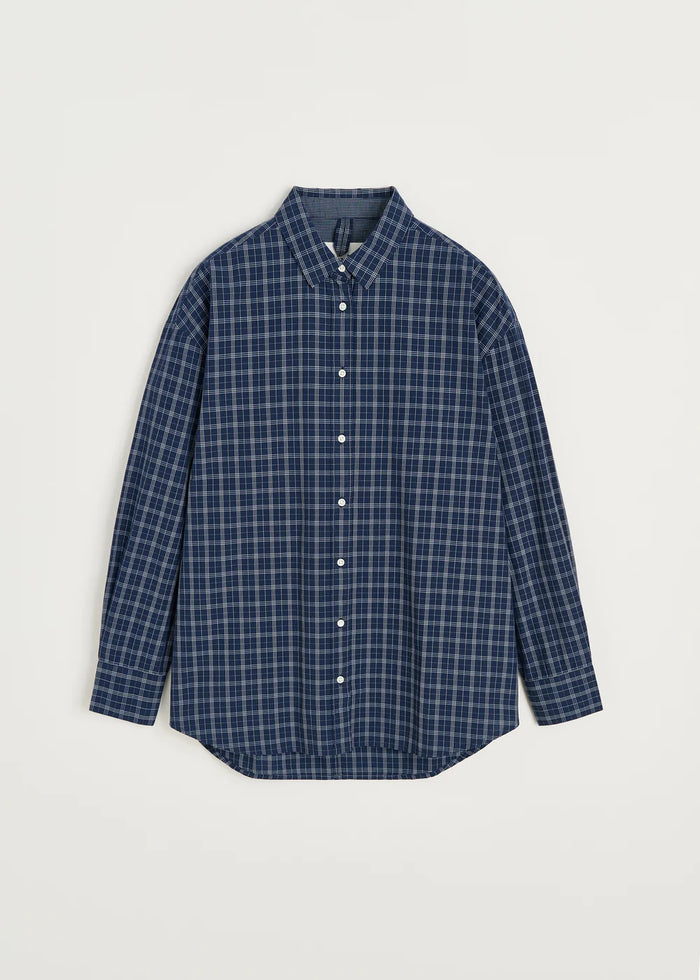 Aiayu - Shirt Check - Mix Navy