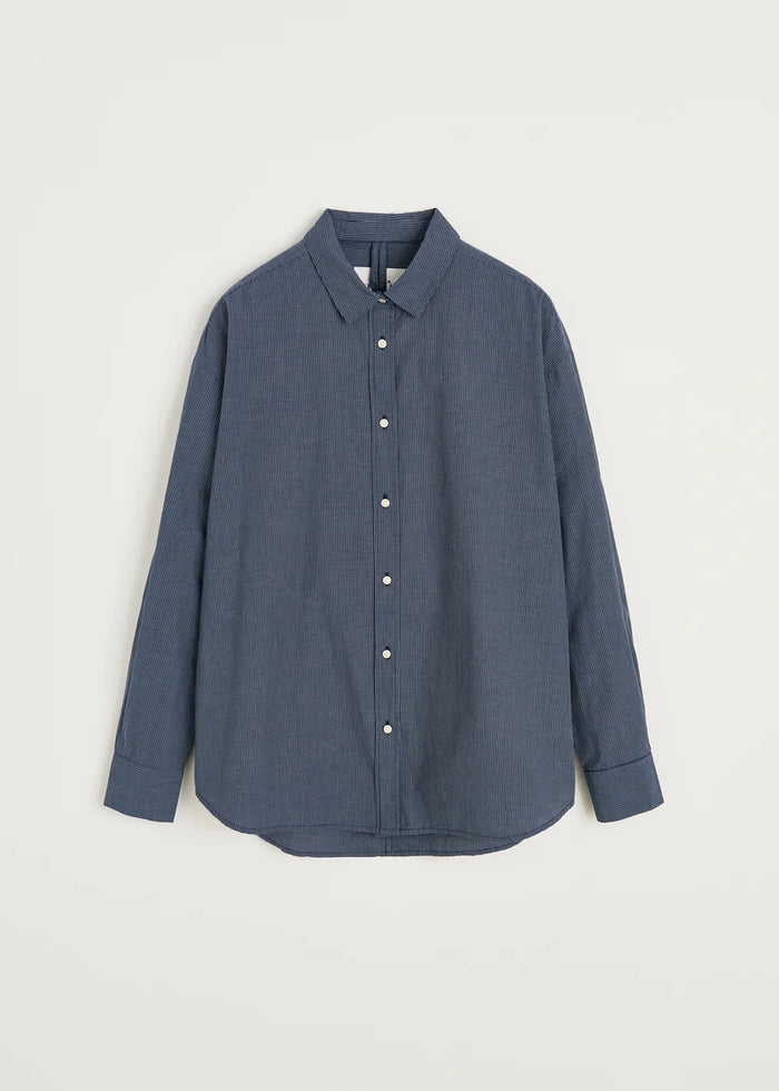 Aiayu - Shirt - Navy Check