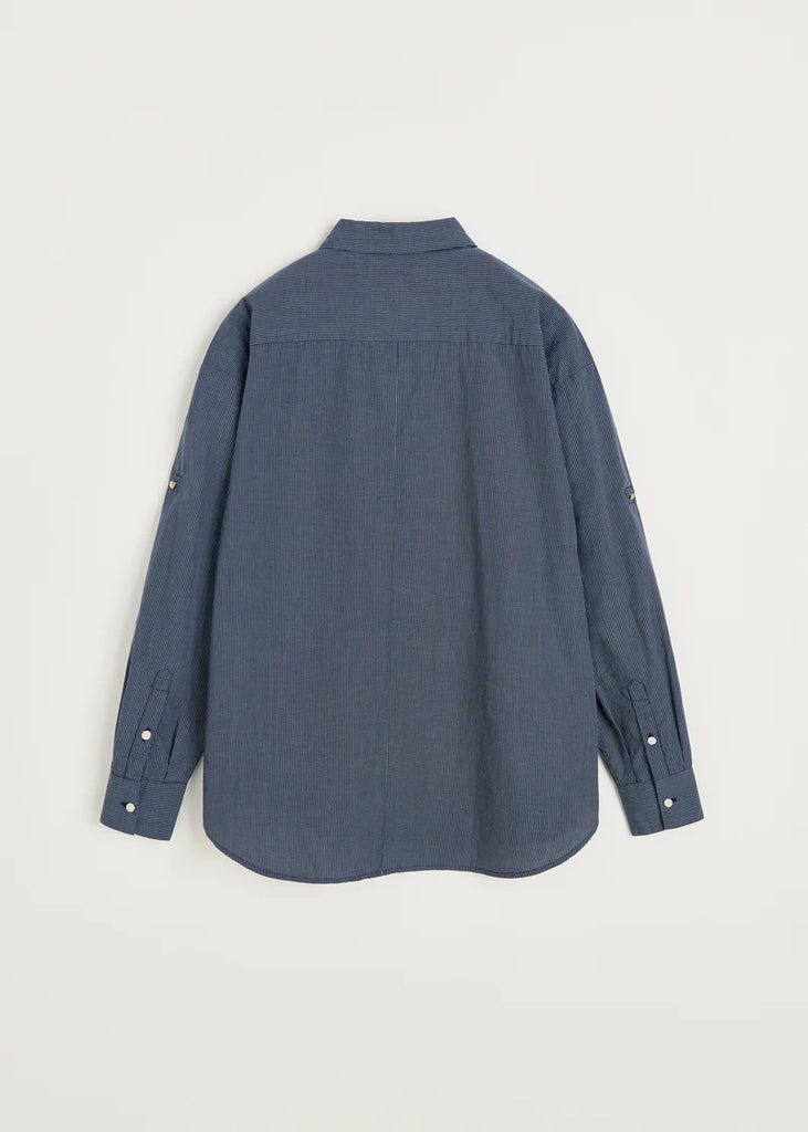 Aiayu - Shirt - Navy Check