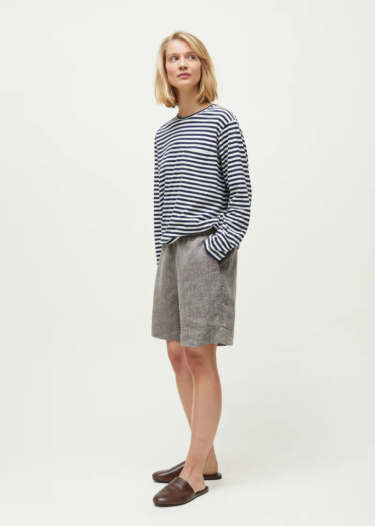 Aiayu - Shorts Long Linen - Brown