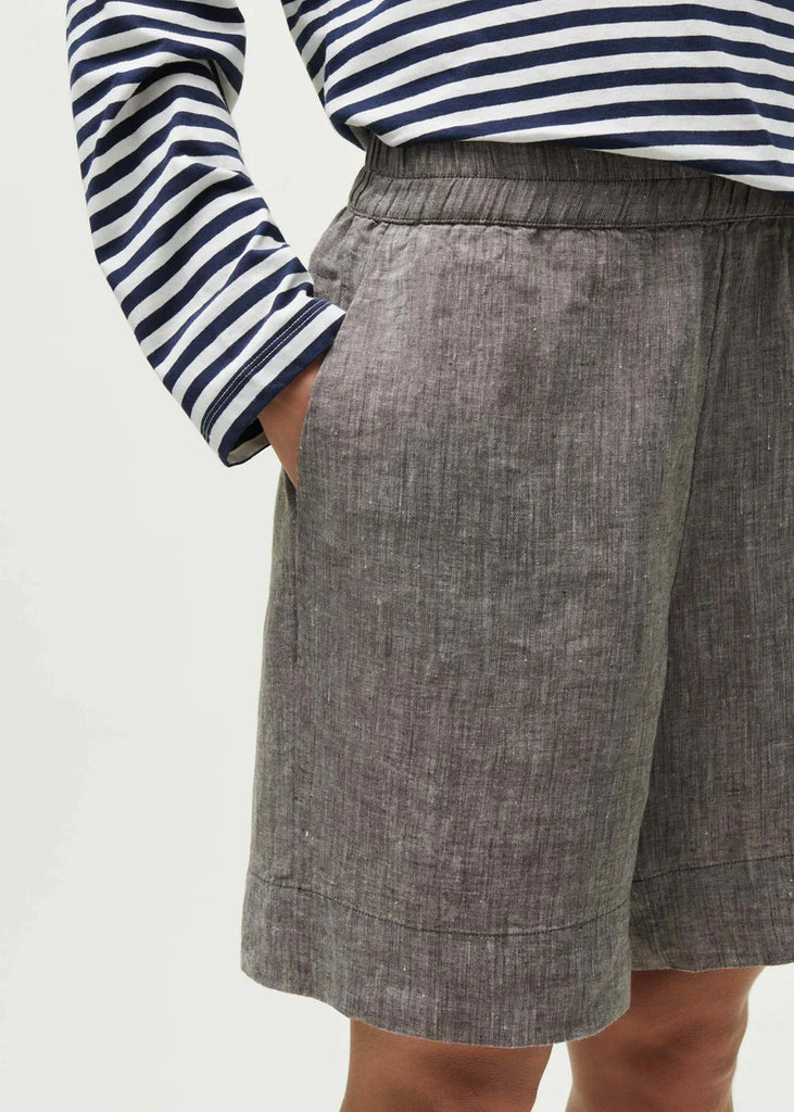 Aiayu - Shorts Long Linen - Brown