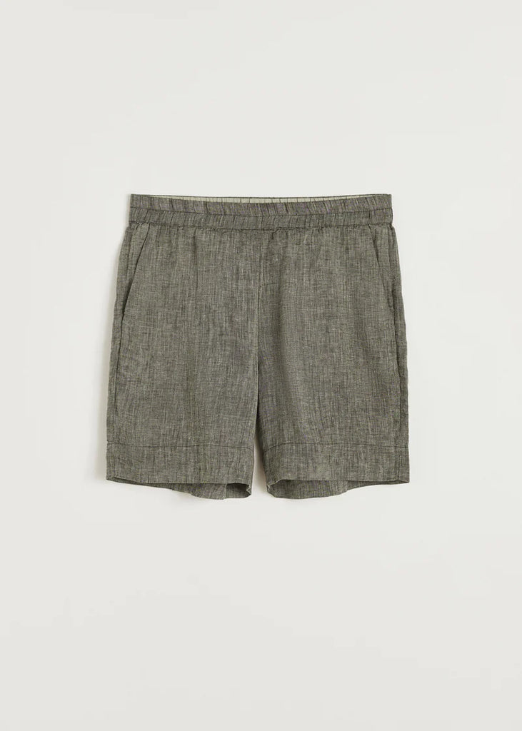 Aiayu - Shorts Long Linen - Brown