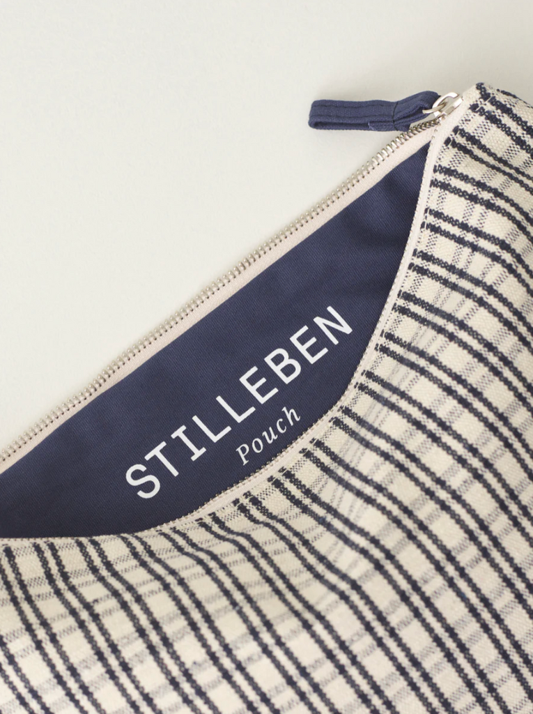 Stilleben - Large Pouch - Checked Navy