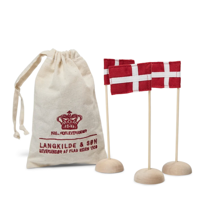 Langkilde & Søn - Mini Bordflag 3 stk