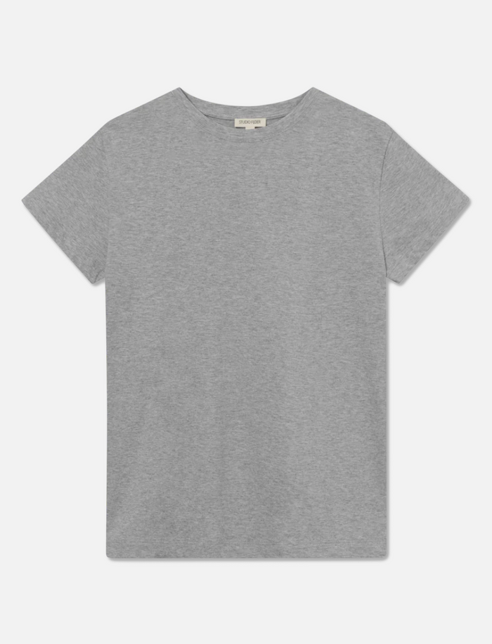 Studio Feder - Freya T-shirt - Grey Melange