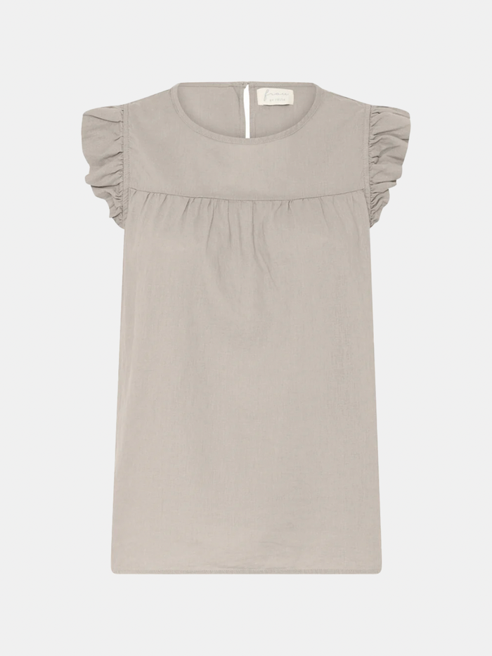 Frau - Stockholm Linen Top - Pure Cashmere