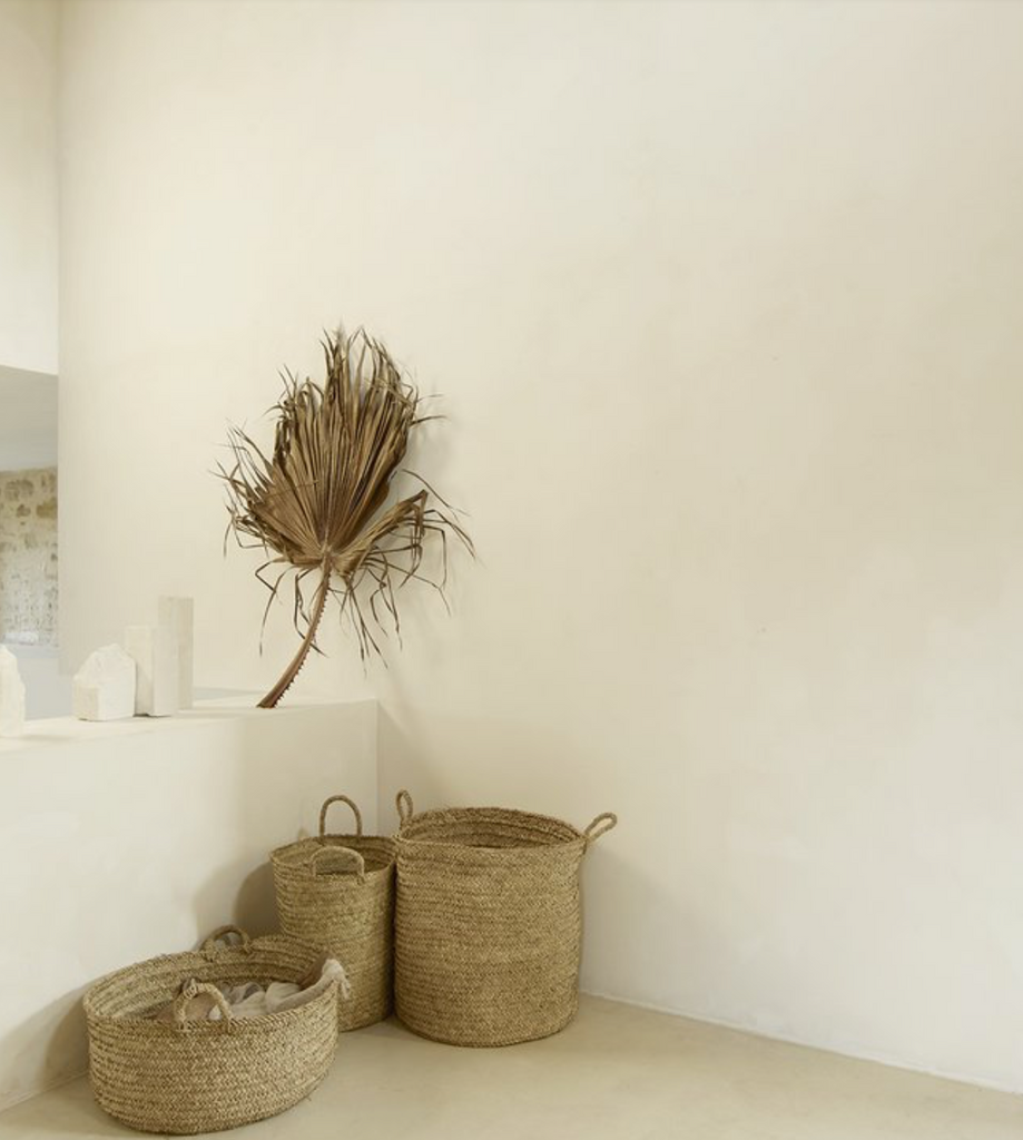 Tine K Home - Kurv af Palmeblade - Natur