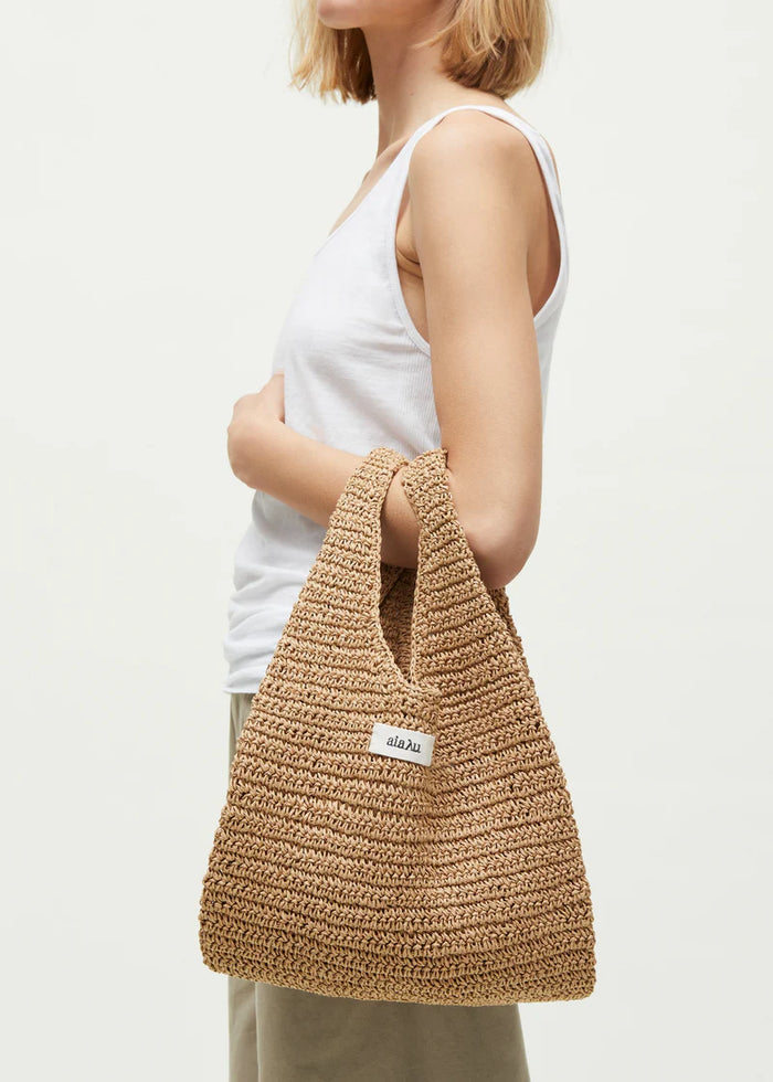 Aiayu - Sophia Straw Bag Small - Pure Natural
