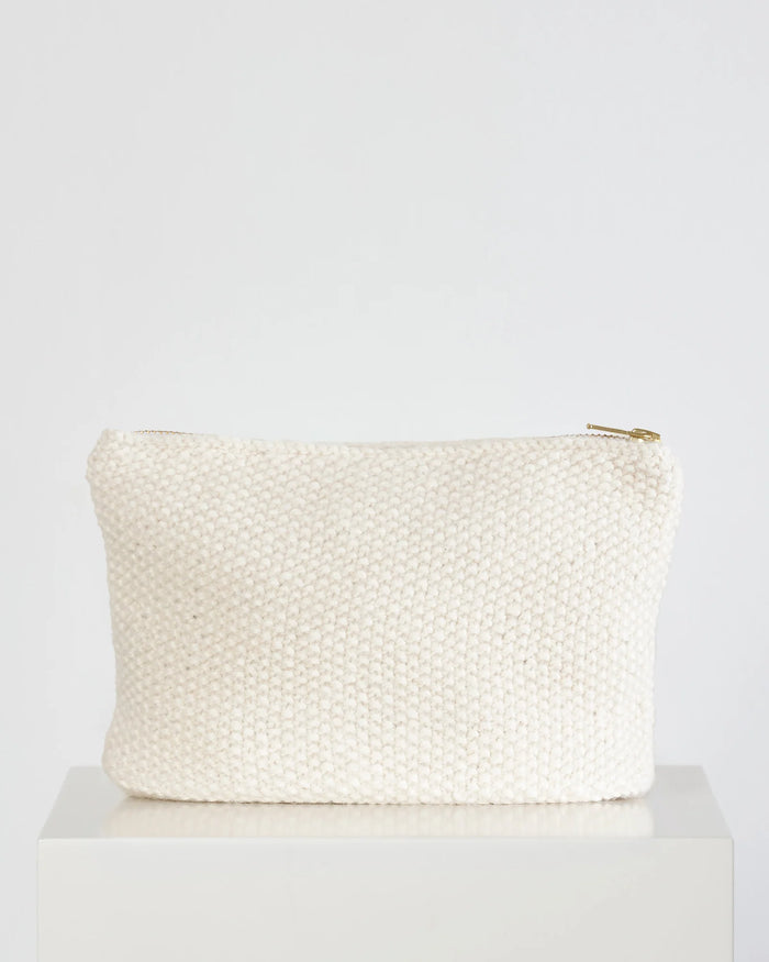 Gai+Lisva - Stine Alpaca Purse - Off White