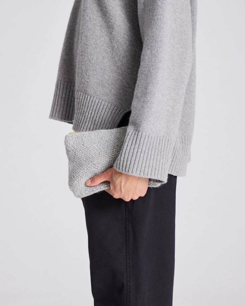Gai+Lisva - Stine Alpaca Purse - Grey
