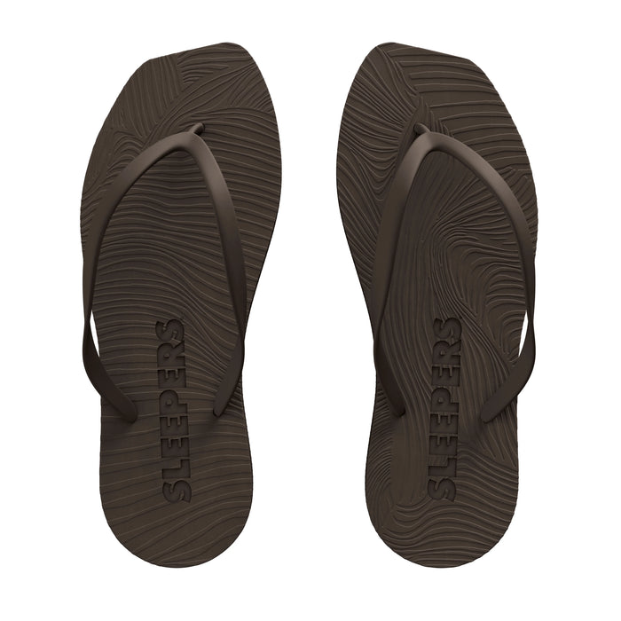 Sleepers - Tapered Slippers - Brown