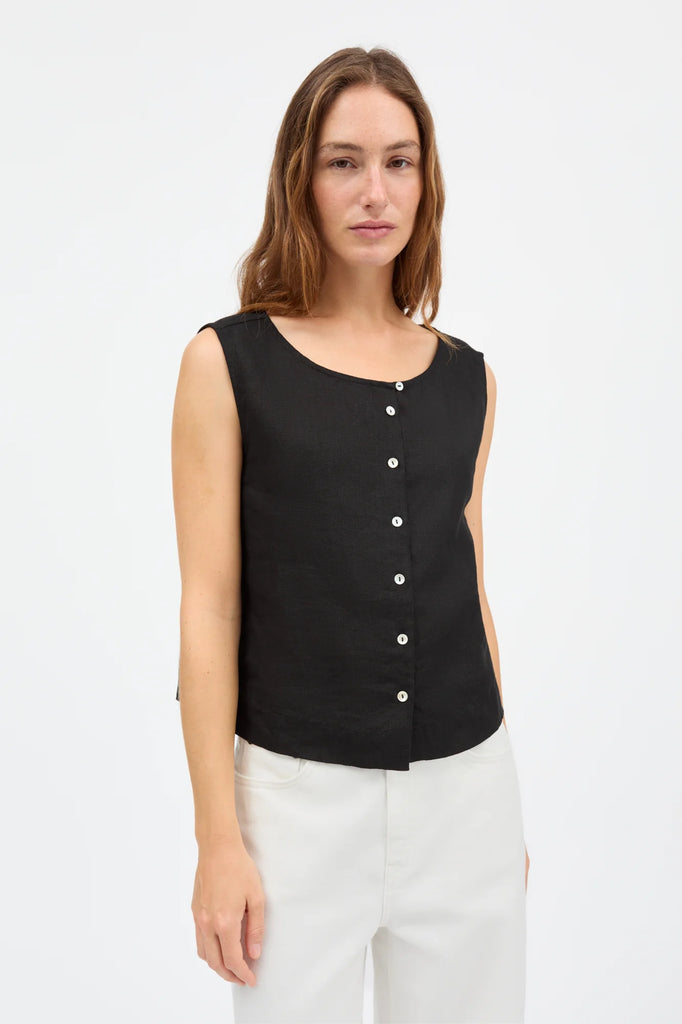 Skall Studio - Vetiver Top - Black