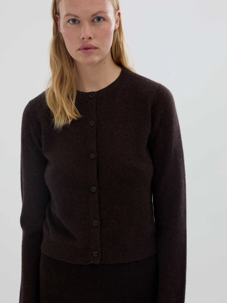 People's Republic Of Cashmere - O-Cardigan - Black Truffle