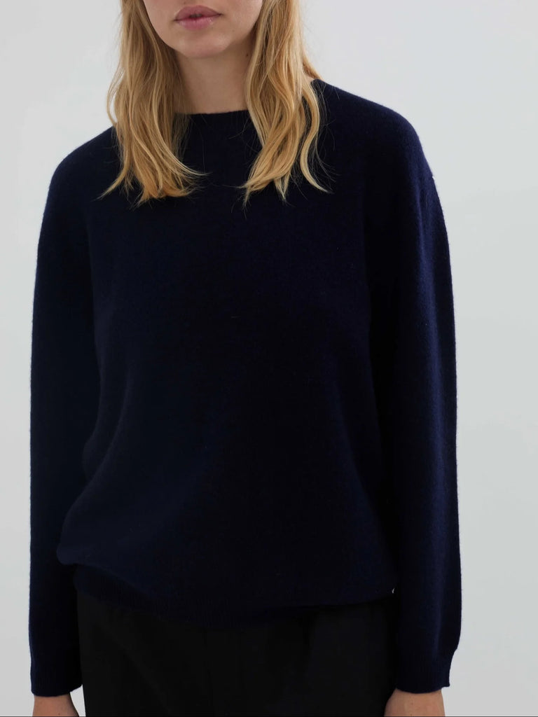 People's Republic Of Cashmere - Oversized Roundneck - Navy Blue