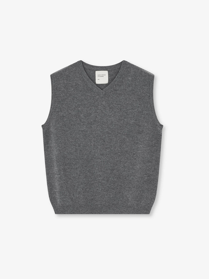 People's Republic Of Cashmere - Vest - Heather Grey