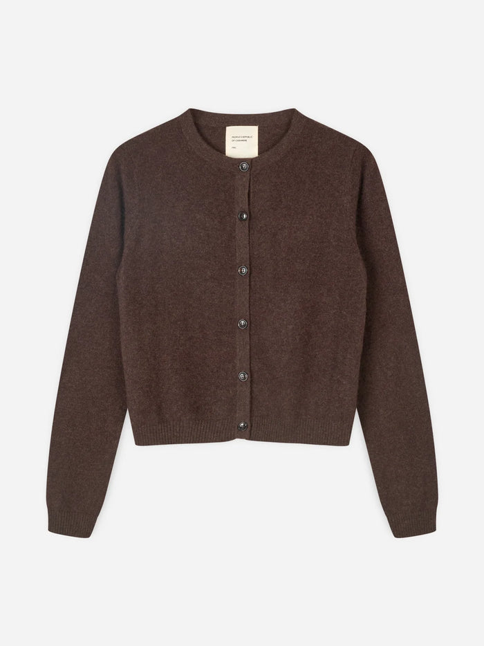People's Republic Of Cashmere - O-Cardigan - Black Truffle