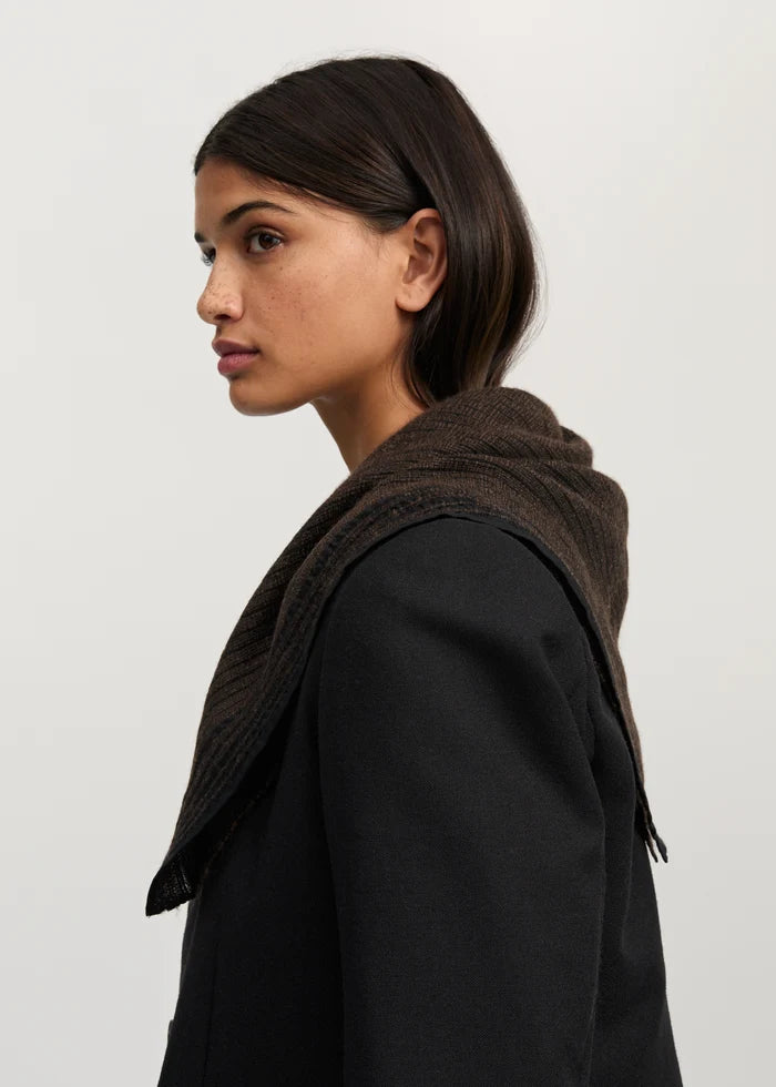 Aiayu - Yas Scarf - Yak Silk Blend - Mix Pure Brown