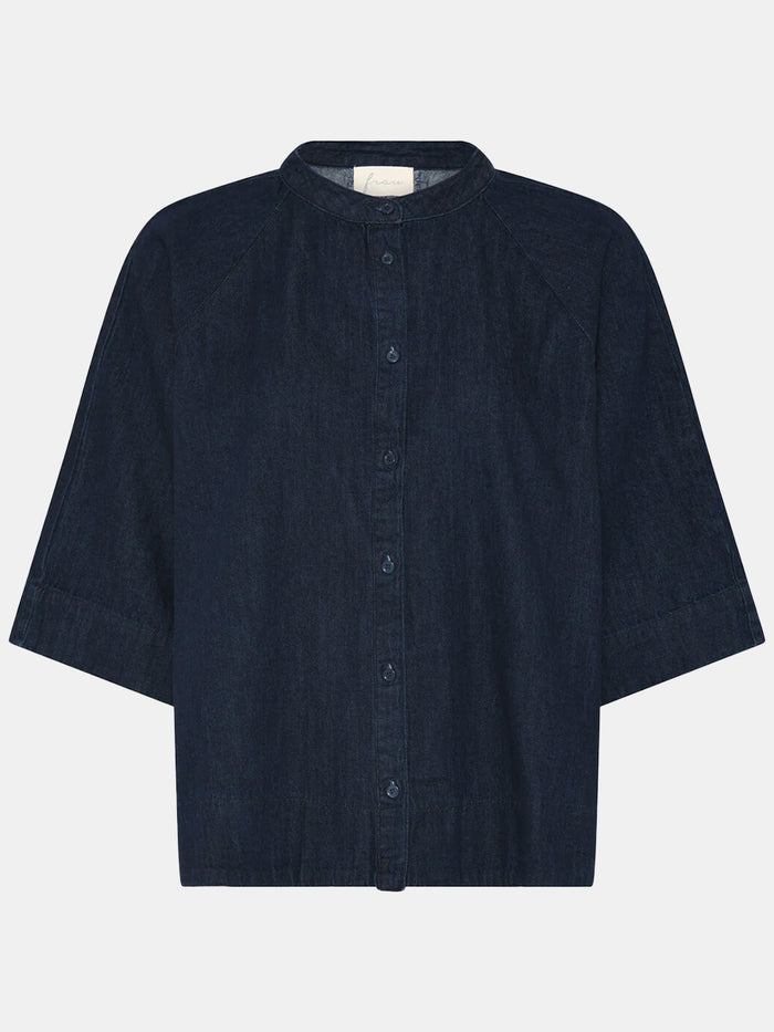 Frau - Abu Dhabi Shirt - Dark Blue Denim