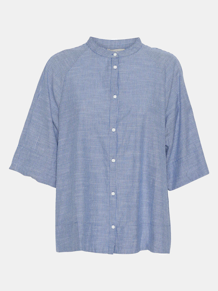 Frau - Abu Dhabi Shirt - Medium Blue Stripe