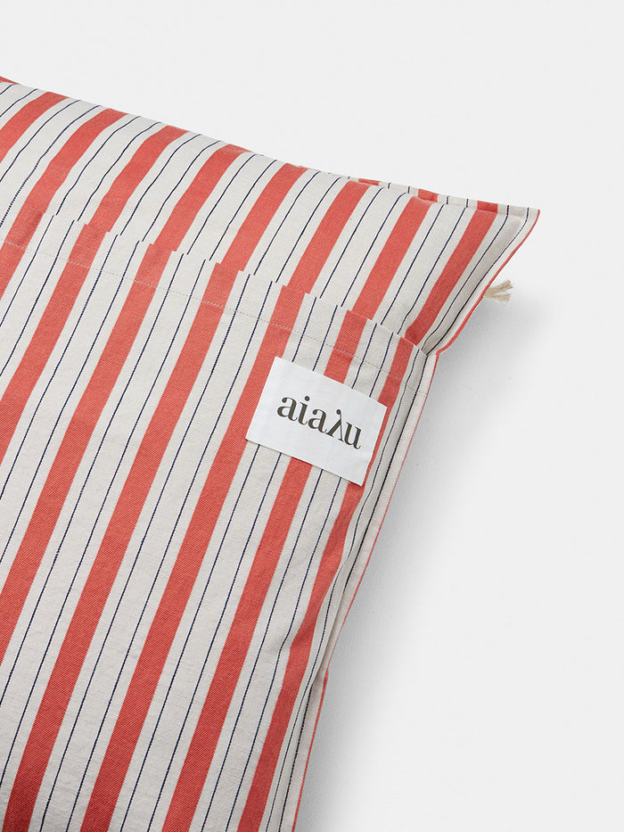 Aiayu - Pillow Cotton Slub - Mix Vintage Red