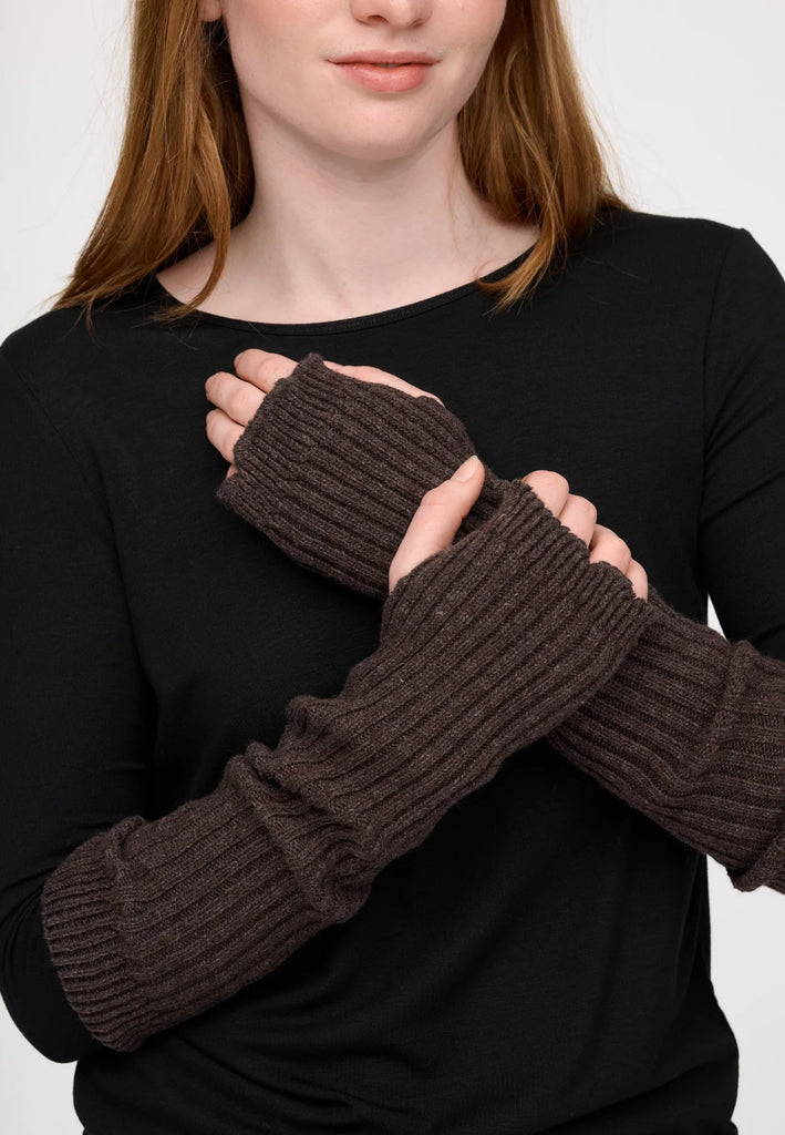 Moshi Moshi Mind - Armwarmers - Brown Melange