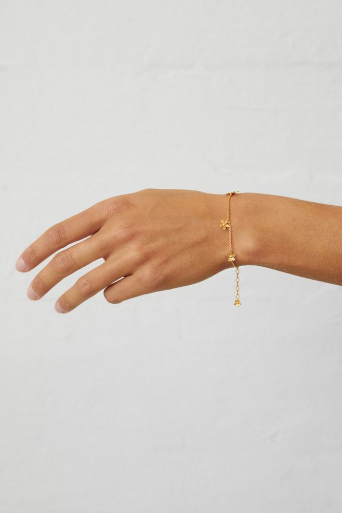 Pernille Corydon - Wild Poppy Bracelet - Sølv el. Forgyldt