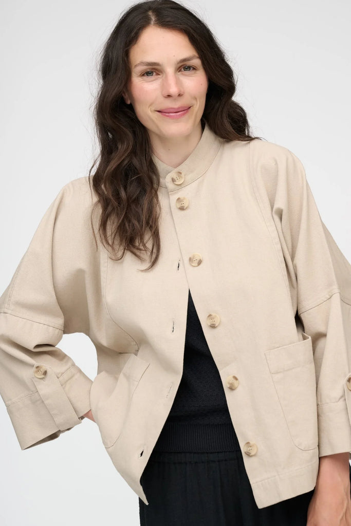 Moshi Moshi Mind - Bloom Jacket Canvas - Pure Beige