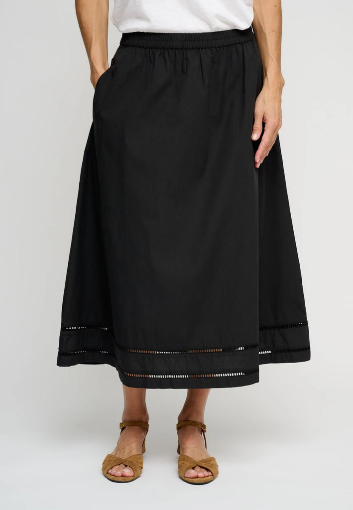 Moshi Moshi Mind - Brill Skirt Poplin - Moonless Night