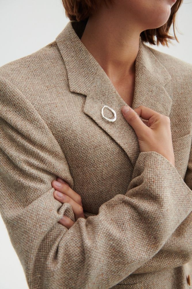 Pernille Corydon - Gaia Broche - Sølv el. Forgyldt
