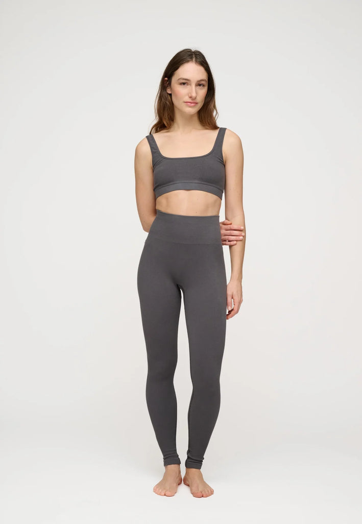 Moshi Moshi Mind - Anura Rib Leggings - Timeless Grey