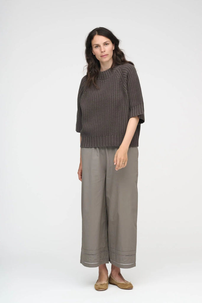 Moshi Moshi Mind - Change Rib Knit - Stone Brown