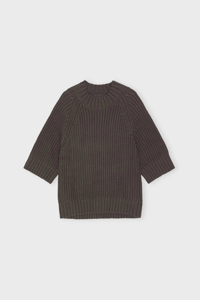 Moshi Moshi Mind - Change Rib Knit - Stone Brown