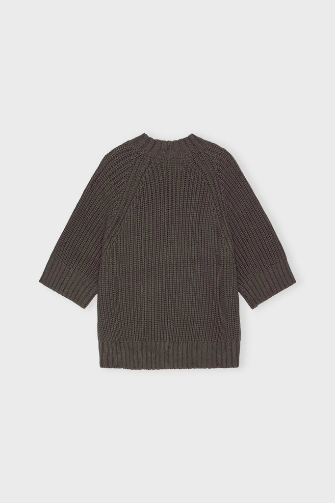 Moshi Moshi Mind - Change Rib Knit - Stone Brown
