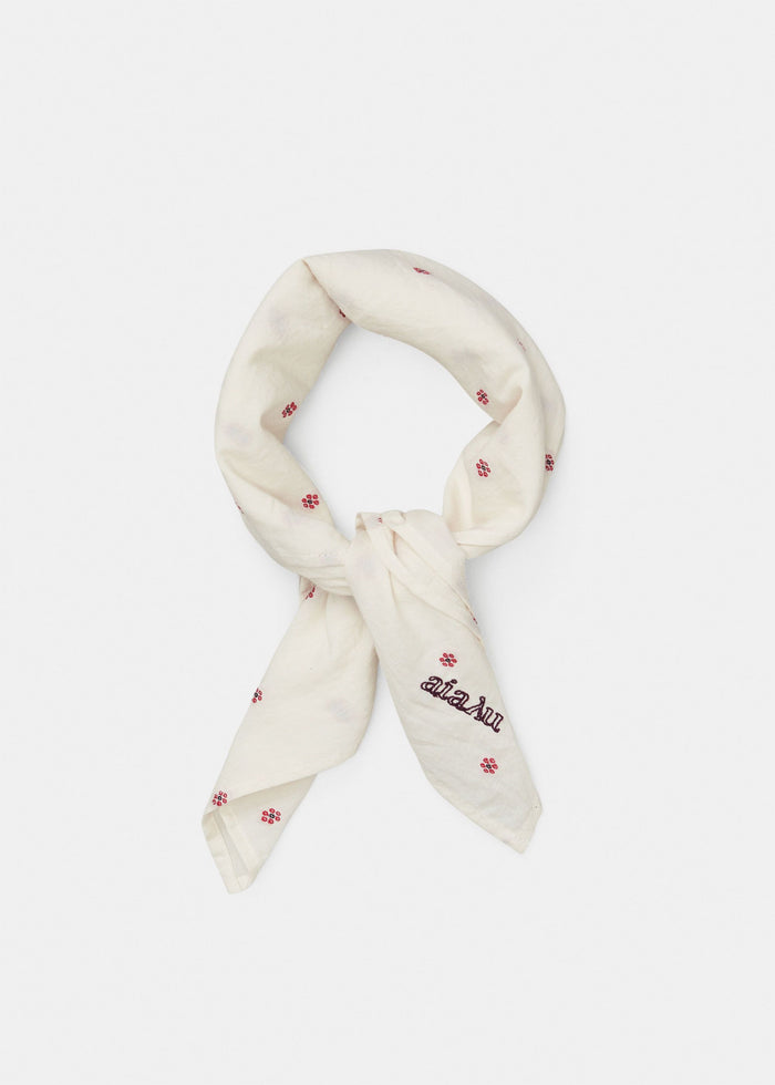 Aiayu - Charlie Scarf Flore - Mix Creme