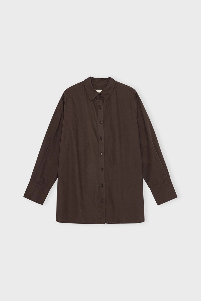 Moshi Moshi Mind - Clean Shirt - Dark Brown