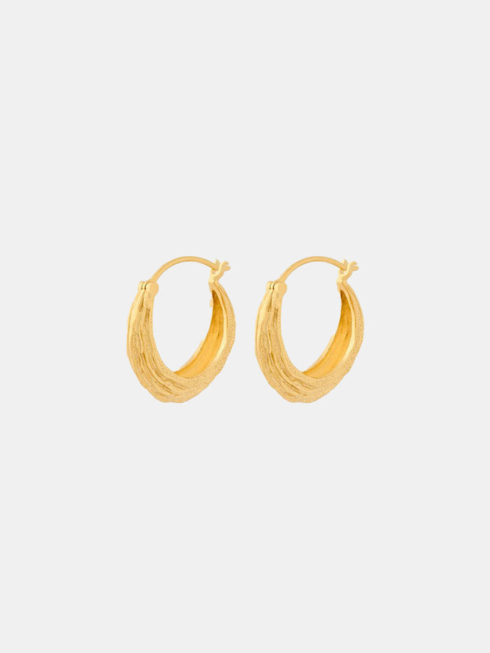 Pernille Corydon - Small Coastline Earrings - Sølv el. Forgyldt