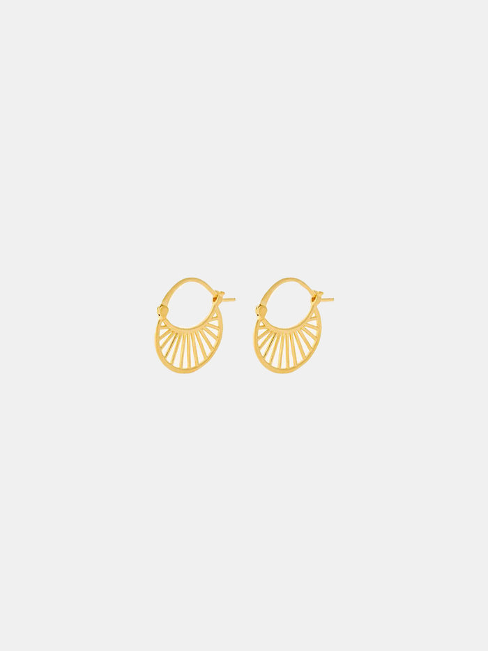 Pernille Corydon - Small Daylight Earrings - Sølv el. Forgyldt