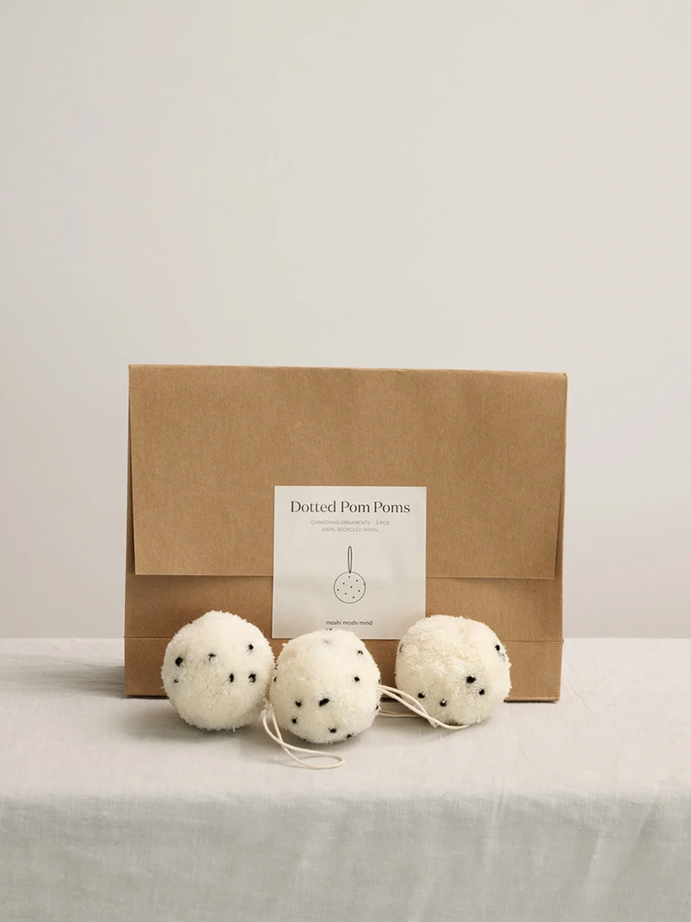 Moshi Moshi Mind - Dotted Pom Poms (3 stk)