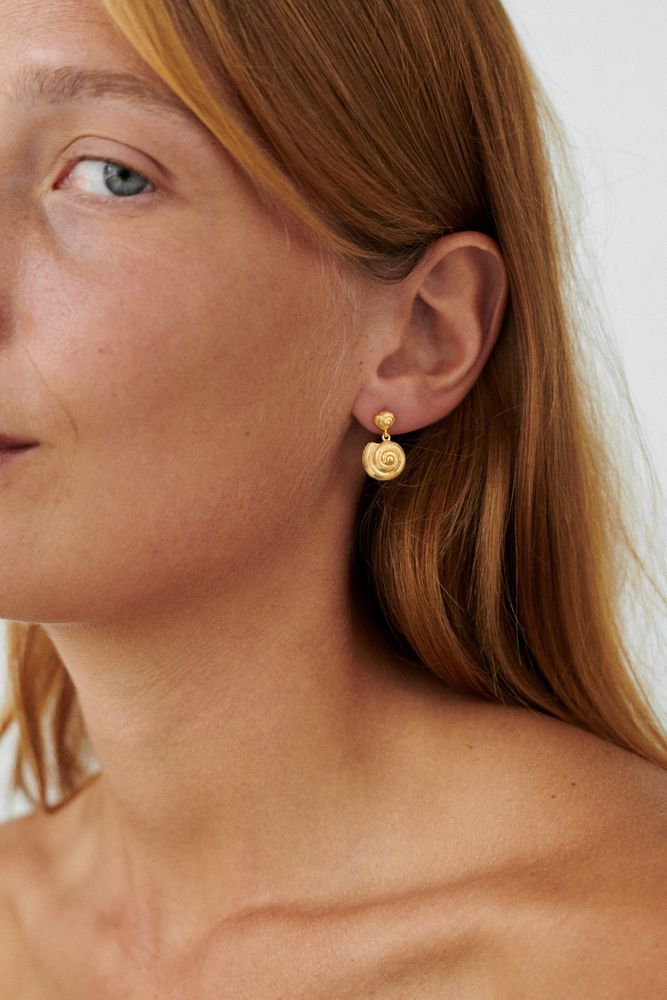 Pernille Corydon - Reef Earrings - Forgyldt