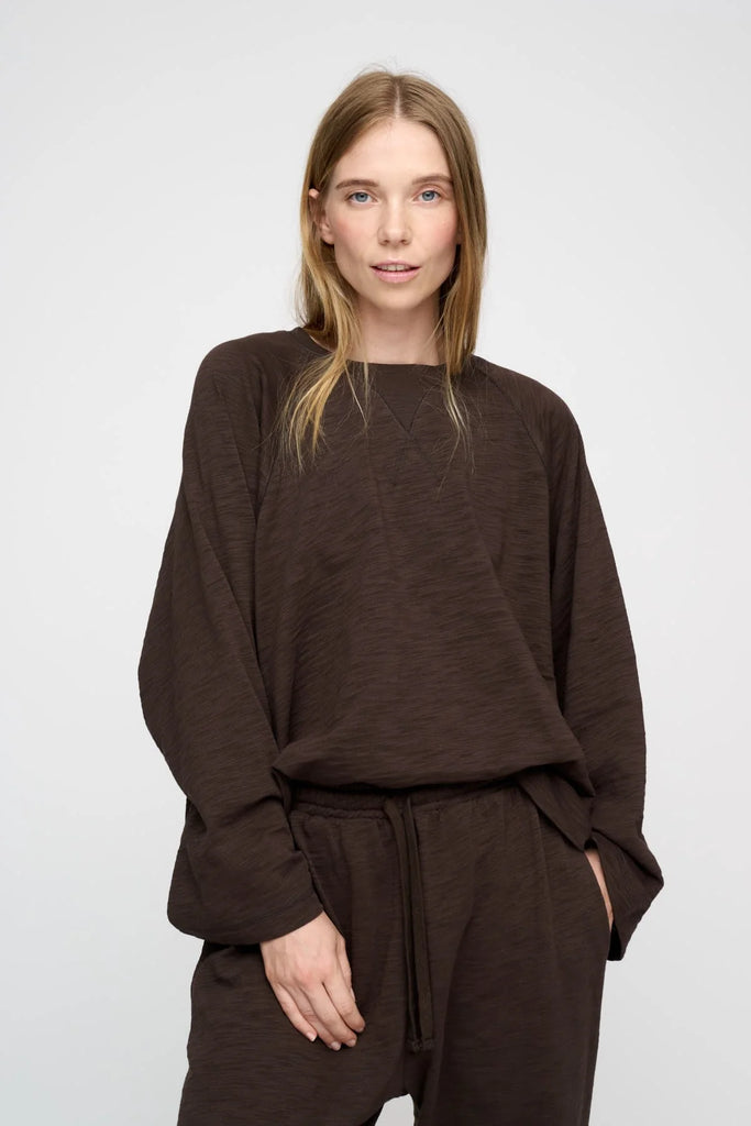 Moshi Moshi Mind - Earth Sweatshirt - Dark Brown