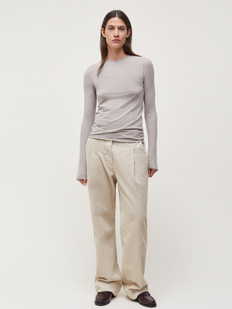 Aiayu - Gentle Cashmere Long Sleeve - Grey