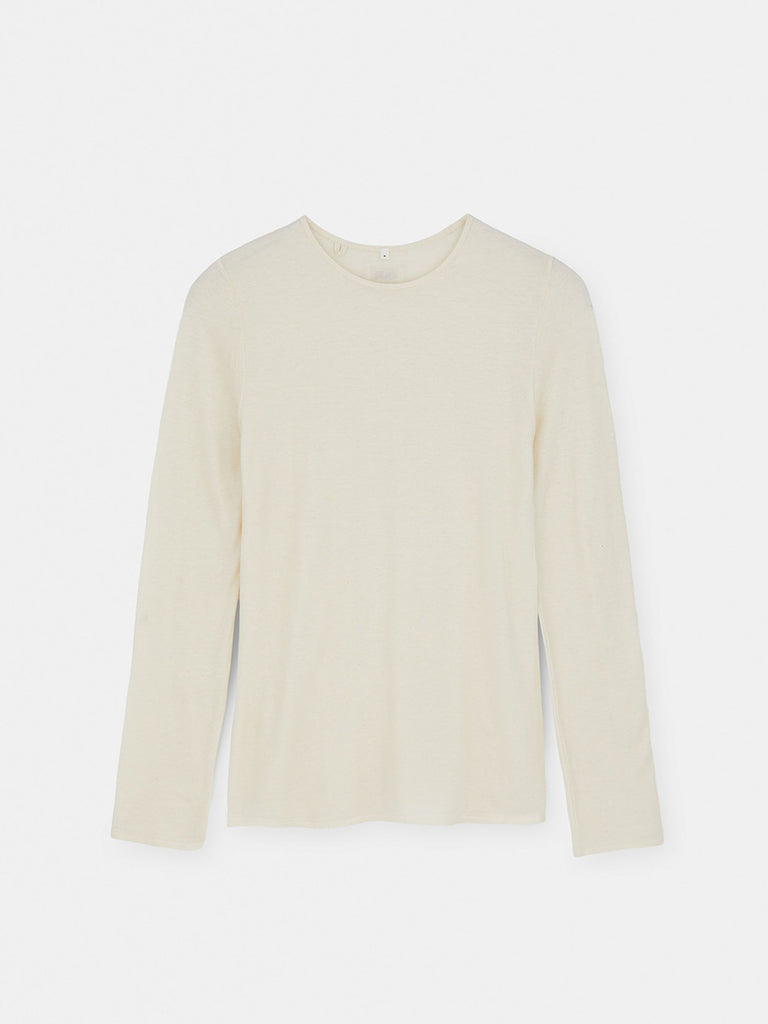 Aiayu - Gentle Cashmere Long Sleeve - Pure Ecru