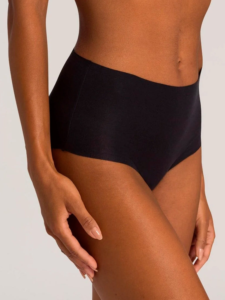 Hanro - Invisible Cotton Maxi Briefs - Black