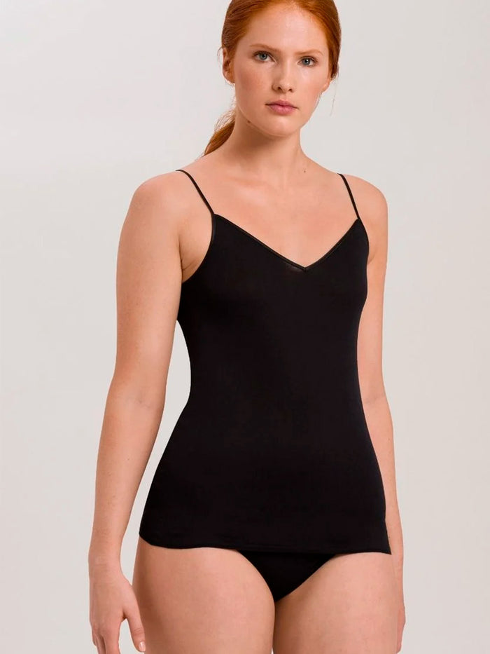 Hanro - Cotton Seamless Top - Black