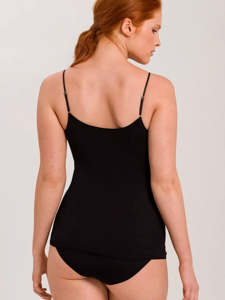 Hanro - Cotton Seamless Top - Black