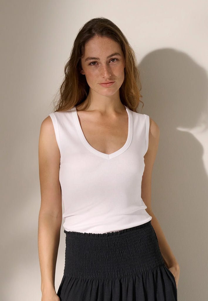 Moshi Moshi Mind - Joy Tank Top - White