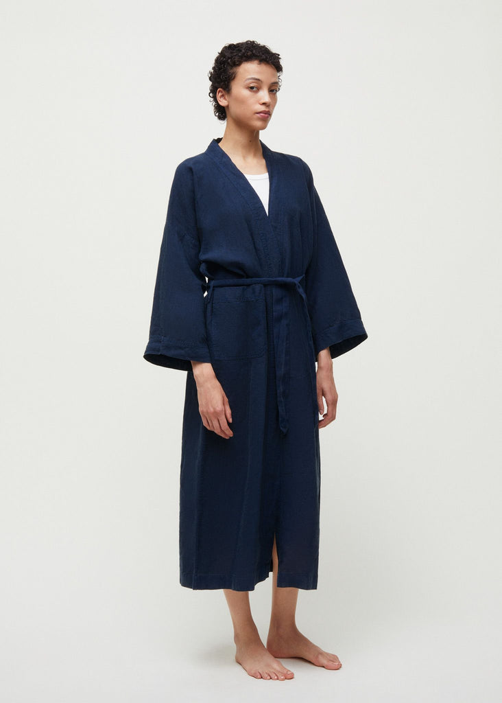 Aiayu - Kimono Linen - Navy